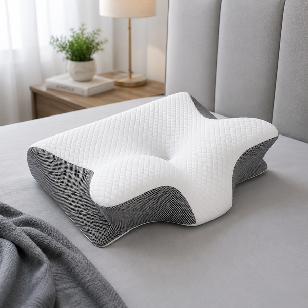 Ergonomic Cervical Memory Foam Neck Pillow