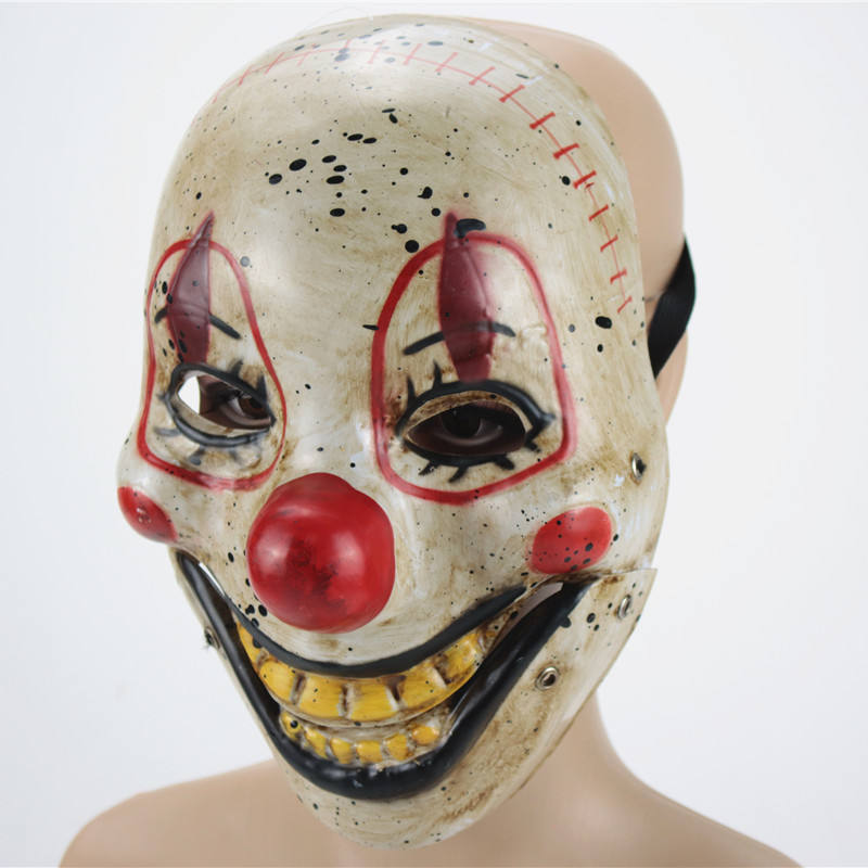 Scary Clown Mask Full Head Horror Halloween Costume