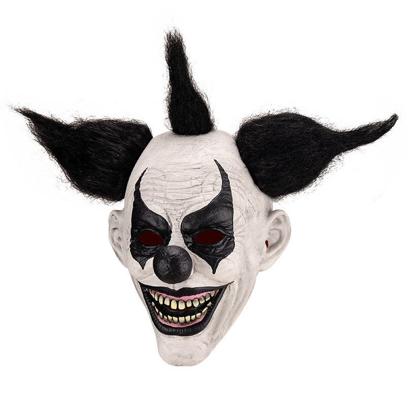 Latex Clown Mask One Piece Halloween Headgear Scary