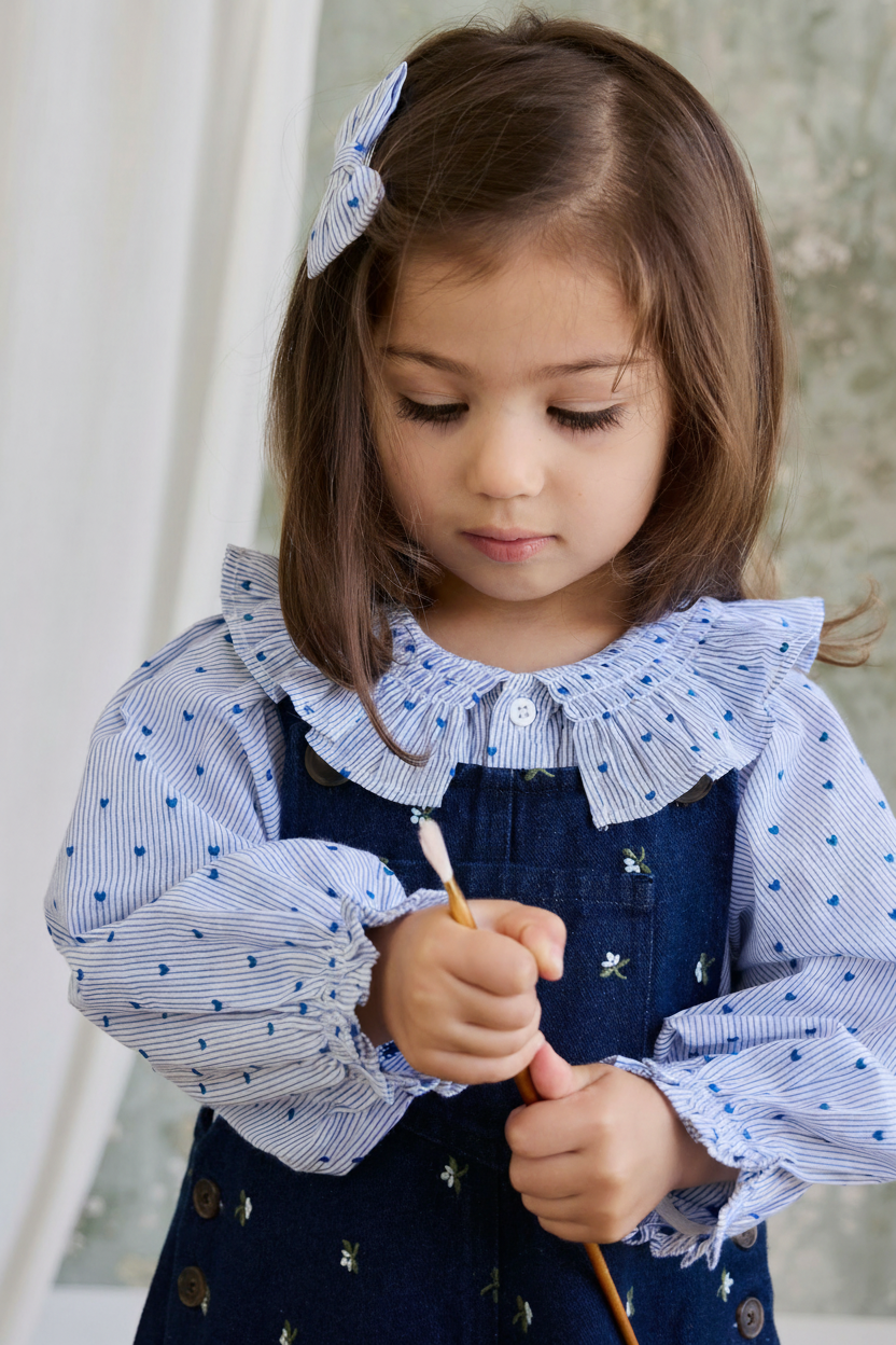 Cotton Baby Pants - Indigo