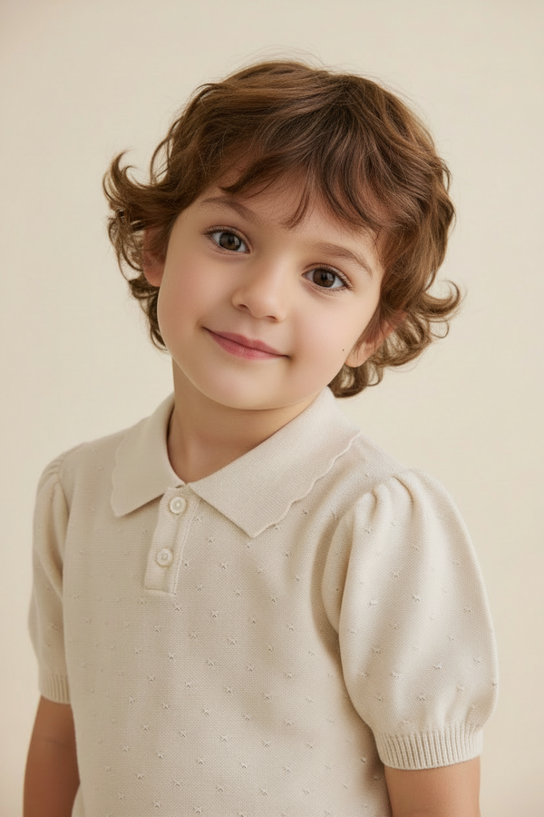 Cotton Baby Sweater - Vanilla Cream