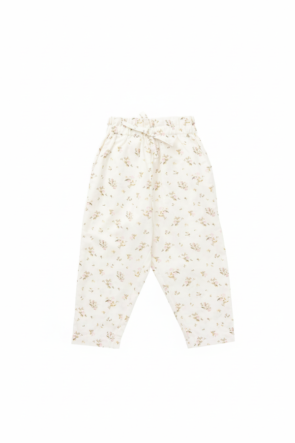 Organic Cotton Baby Pants - Antique White