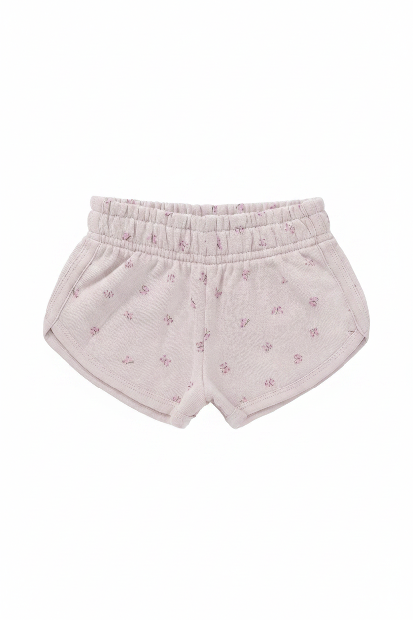 Organic Cotton Baby Shorts - Butterfly Print