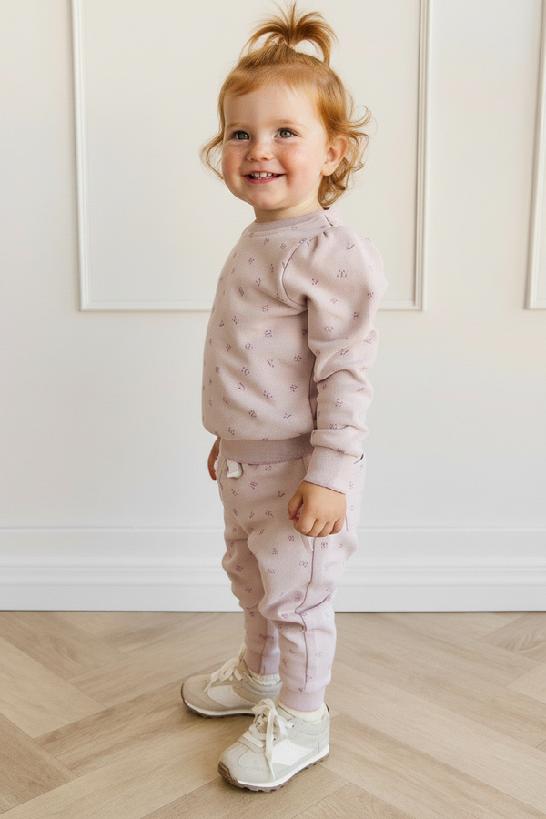 Organic Cotton Baby Pants - Butterfly Print