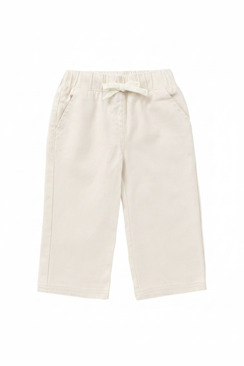 Cotton Baby Pants - Tan