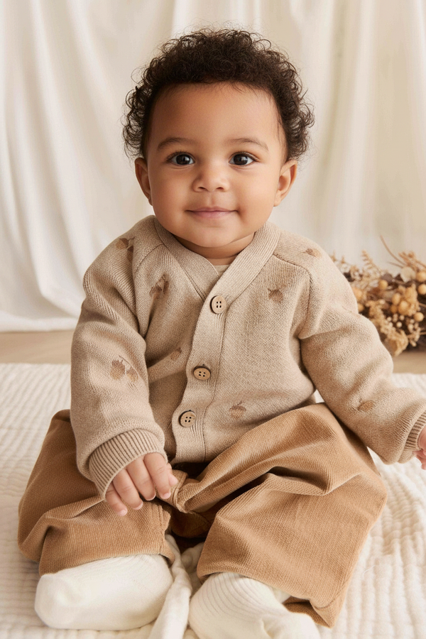 Cotton Baby Pants - Soft Green