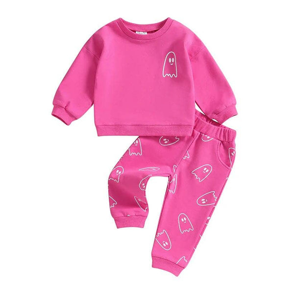 Long Sleeve Halloween Ghost Baby Set