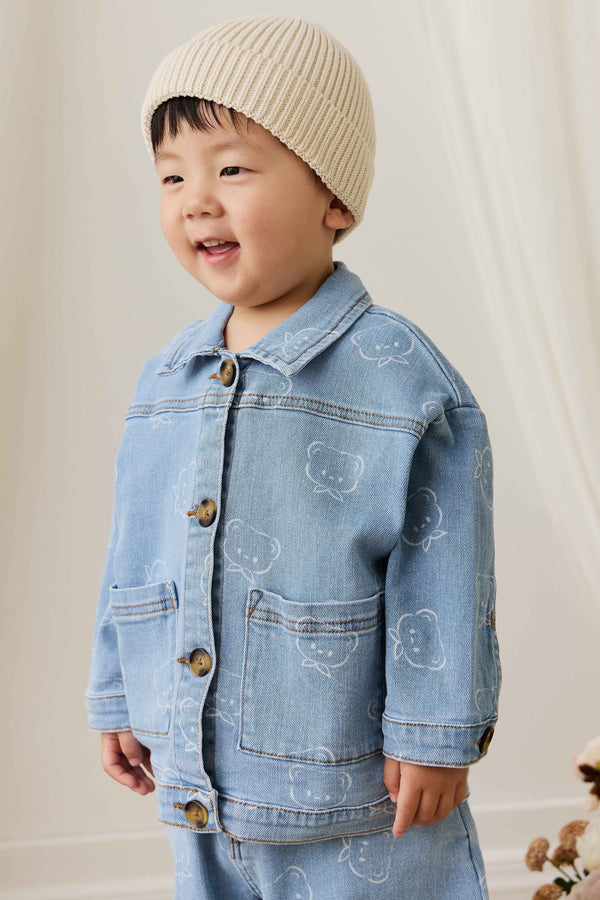 Axel Jacket - Bowie Bear Denim