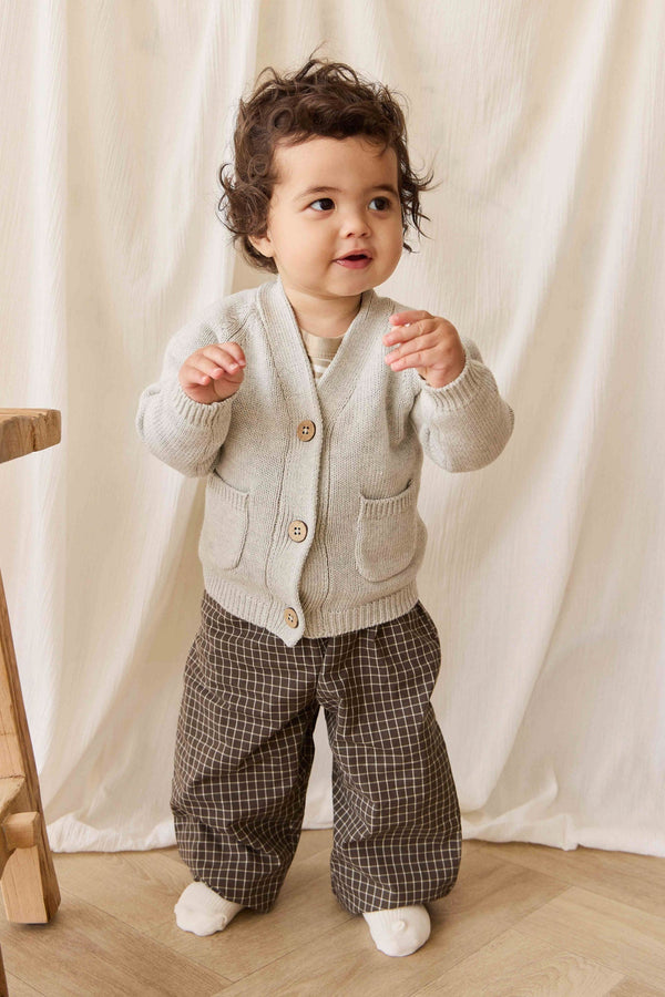 Franco Cardigan - Light Gray Marle