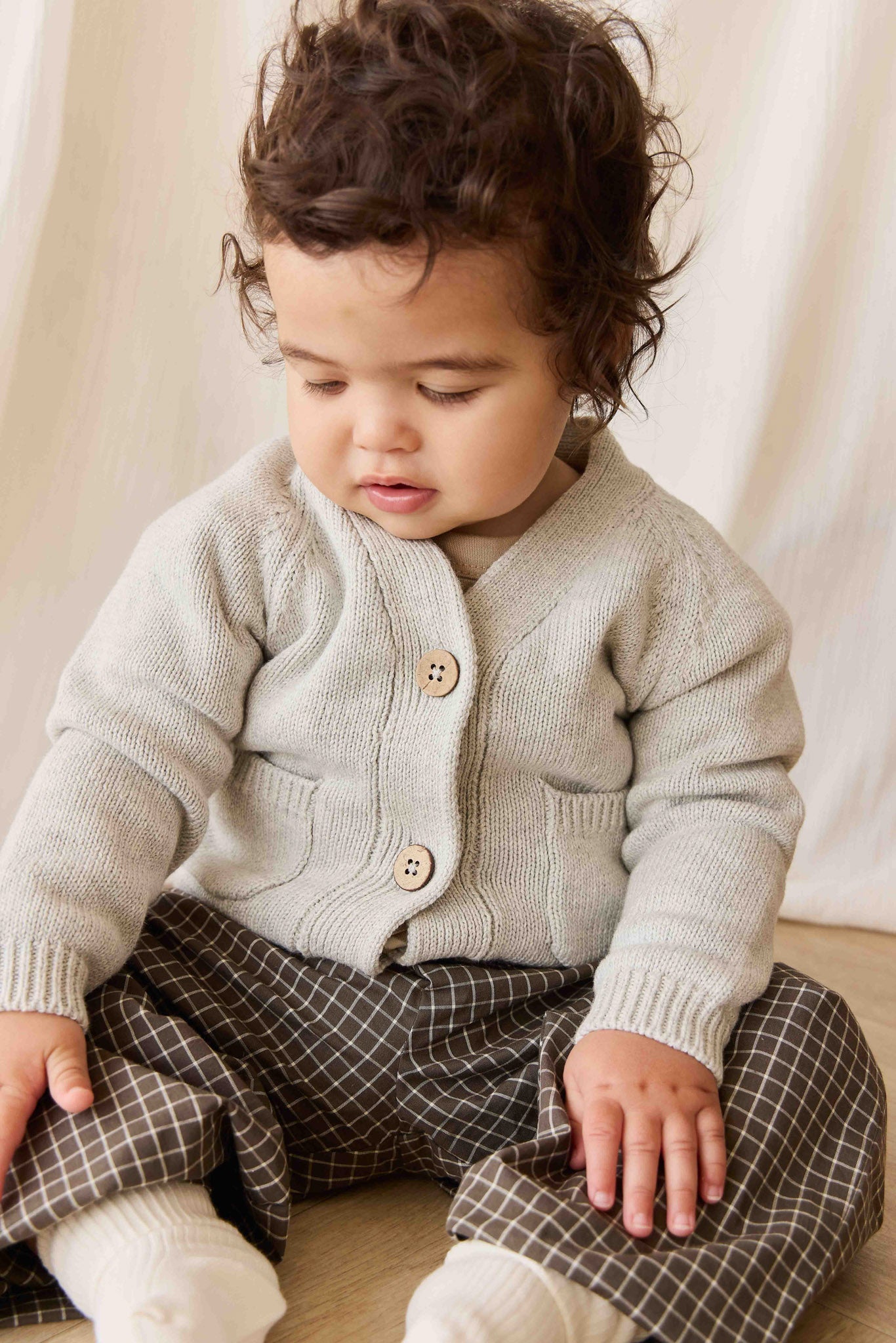 Franco Cardigan - Light Gray Marle