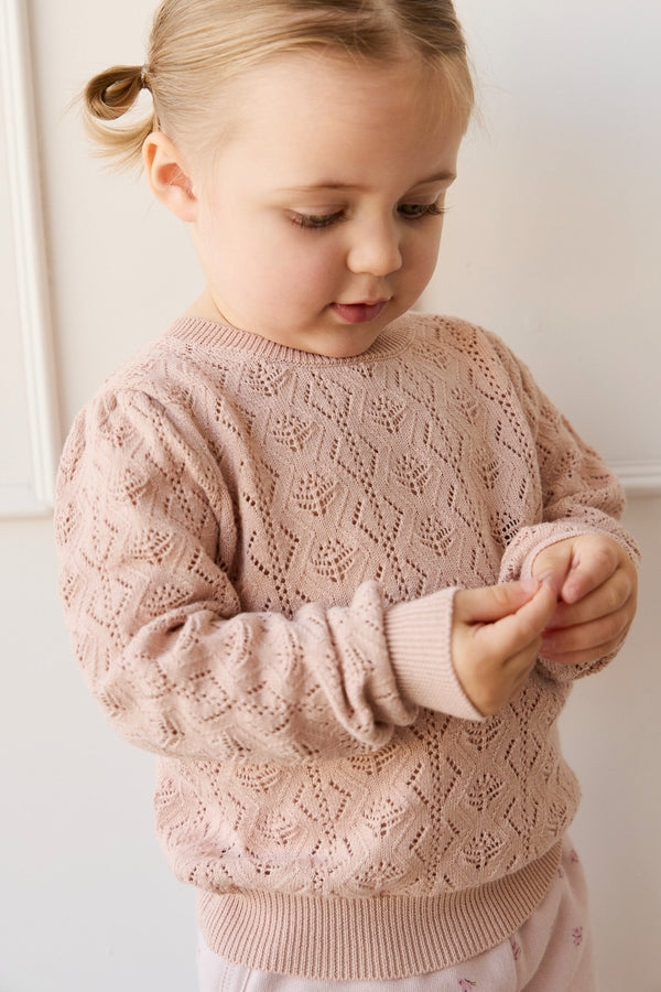 Mila Sweater - Chalky Pink