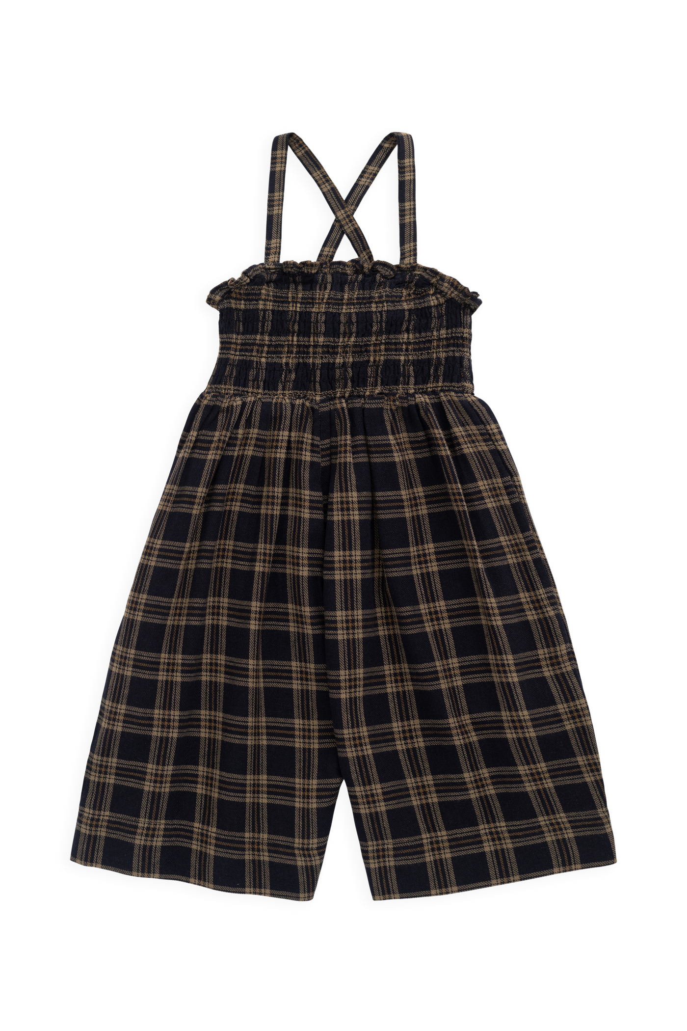 Organic Cotton Arabella Jumpsuit - Woodland Check