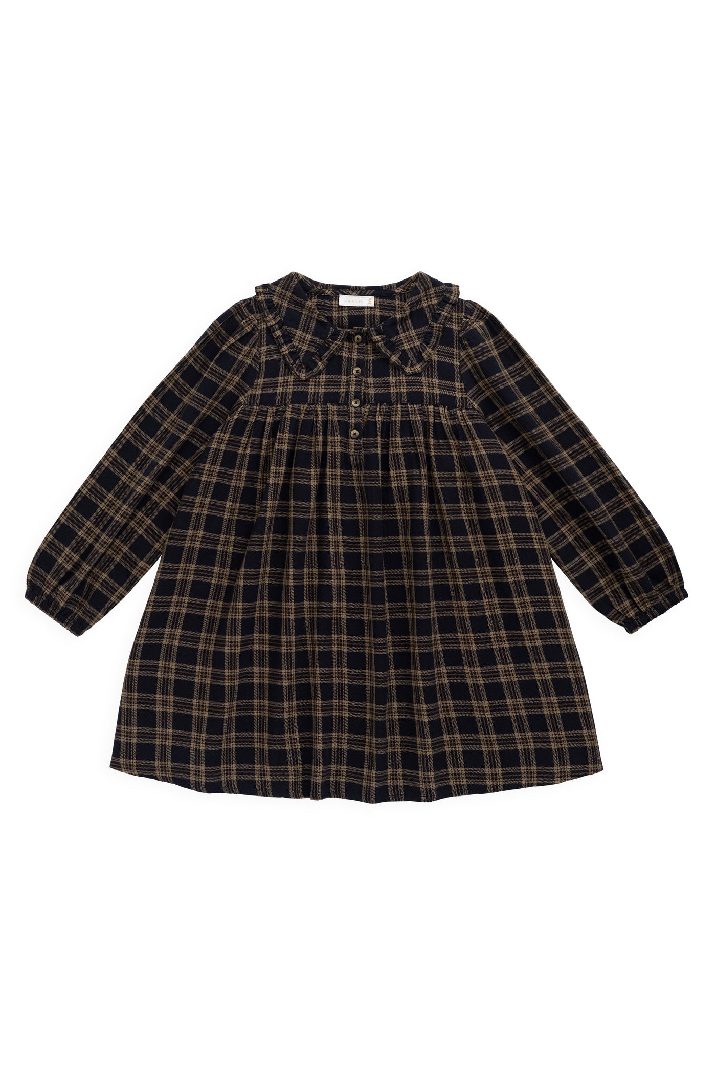 Organic Cotton Ira Dress - Woodland Check