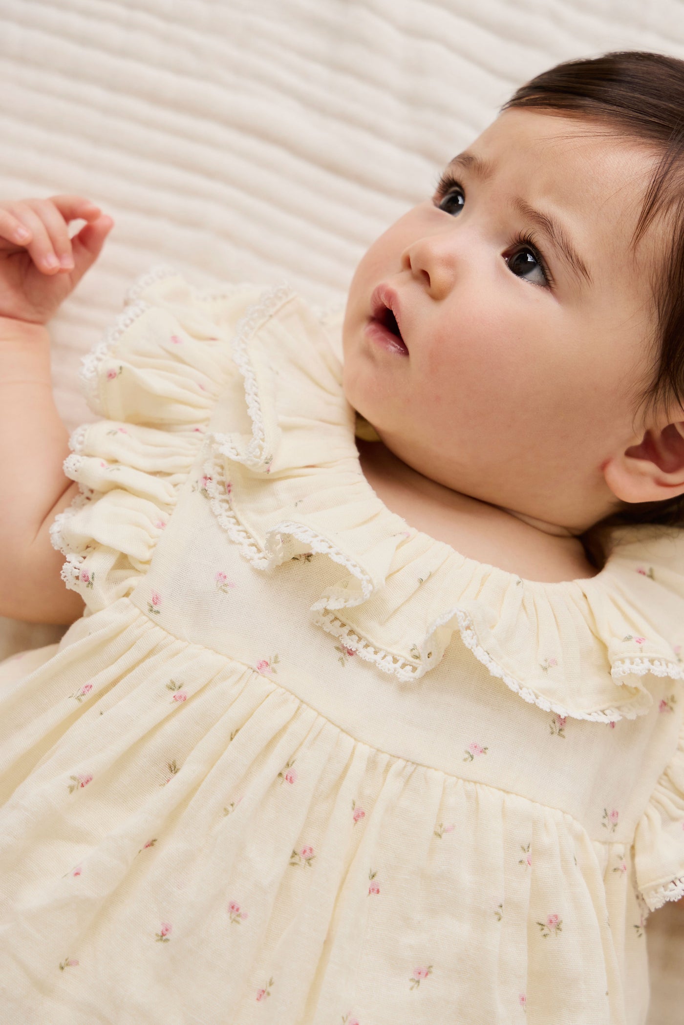 Organic Cotton Muslin Frannie Playsuit - Willow Rose