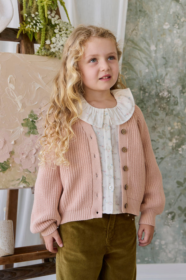 Paloma Cardigan - Rose Mist