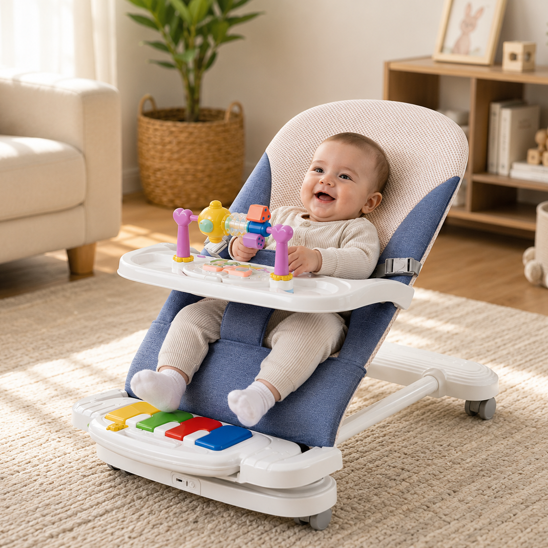 4-in-1 Montessori Baby Bouncer - view 1
