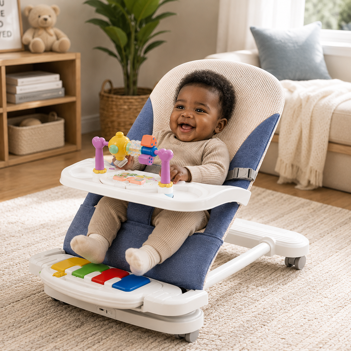 4-in-1 Montessori Baby Bouncer - view 3