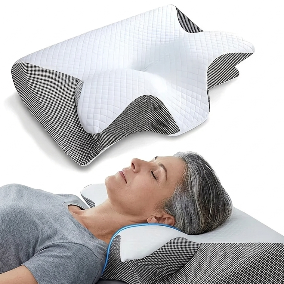 Ergonomic Cervical Memory Foam Neck Pillow - view 2