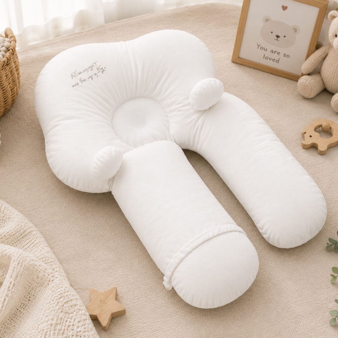 Ergonomic Huggable Baby Sleep Aid Pillow - view 2