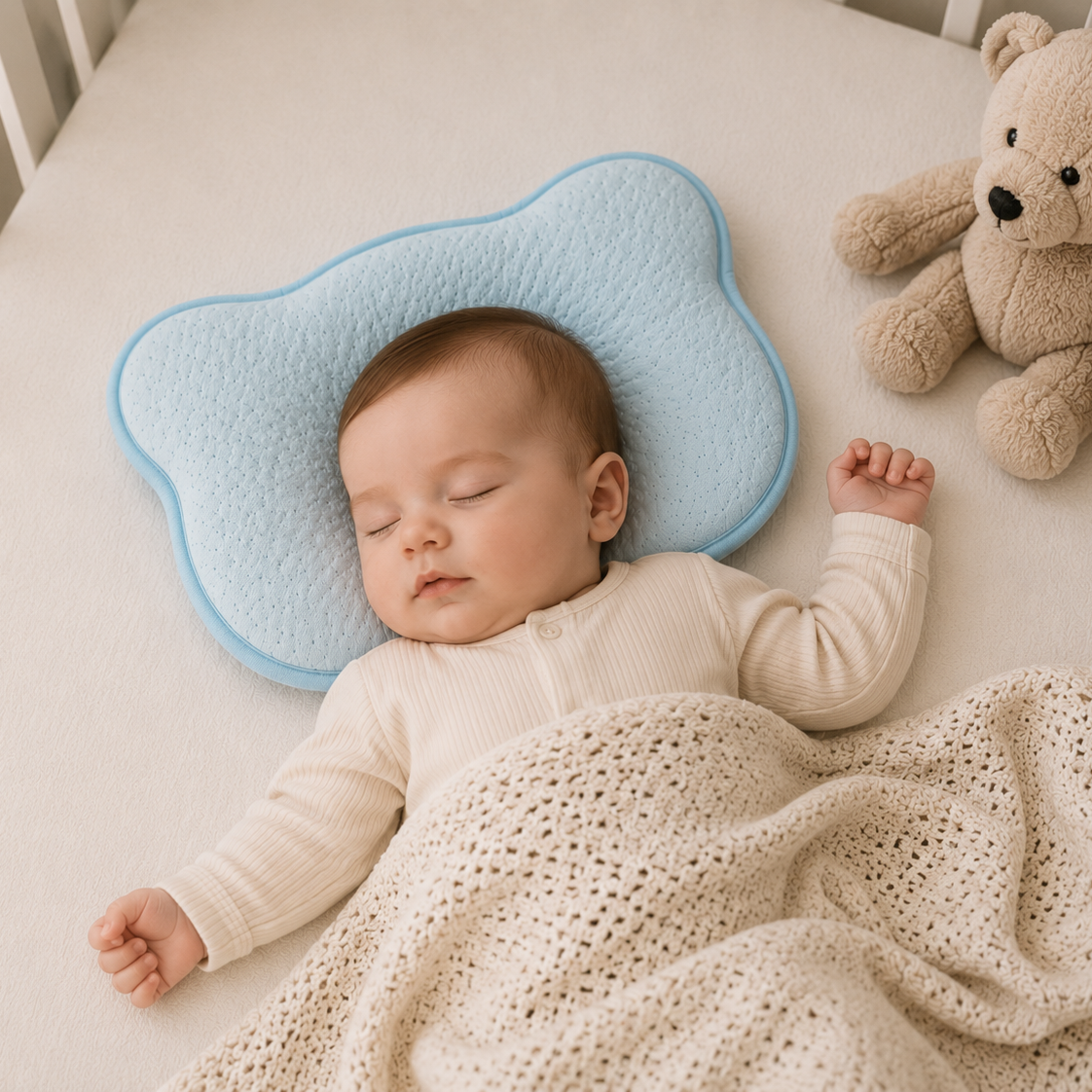 Flat Prevention Baby Head Shape Pillow - view 1