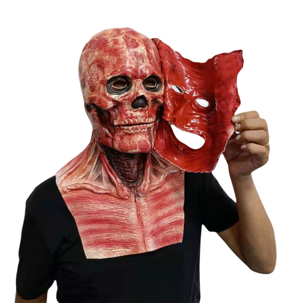 Horror Latex Mask Headgear Halloween 2025 Immersive