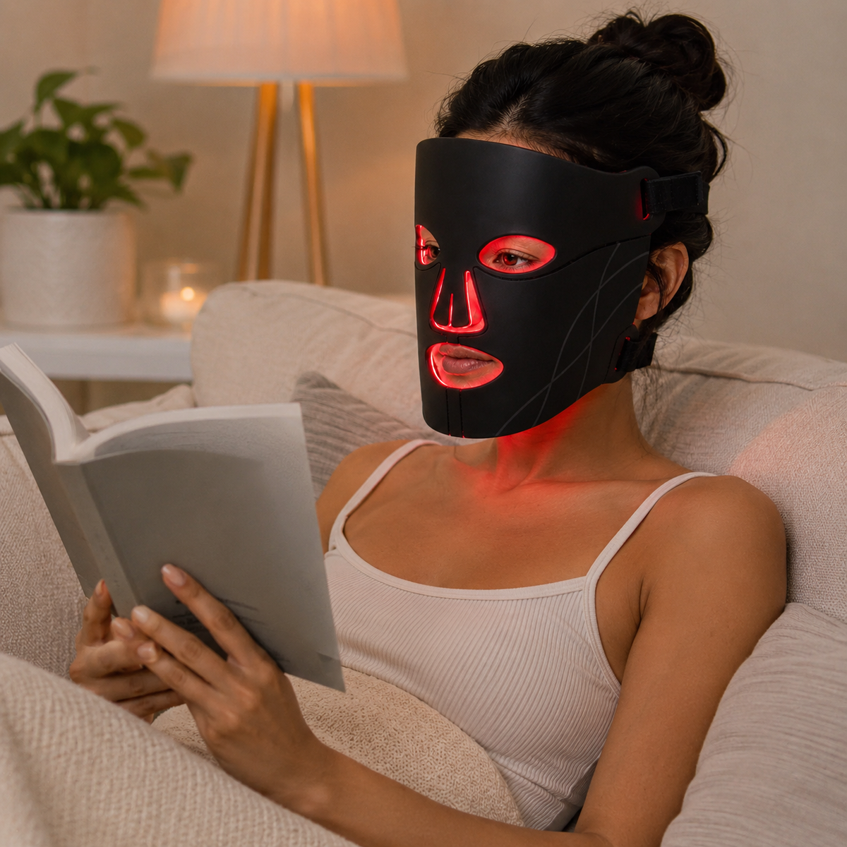 Infrared LED Red Light Therapy Anti-Aging Face Mask - view 6