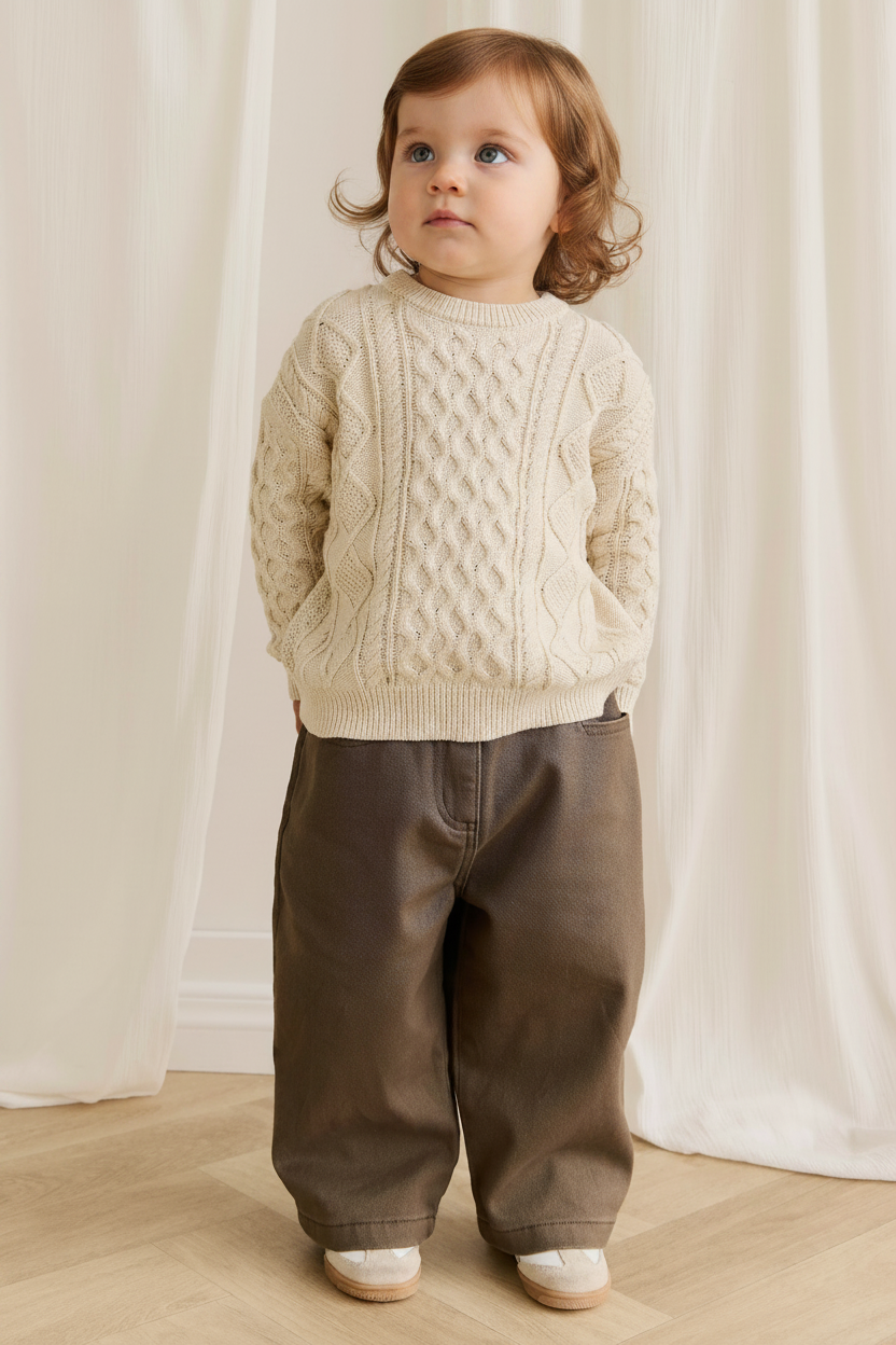 Cotton Baby Pants - Bear Print - Kumfy Kids