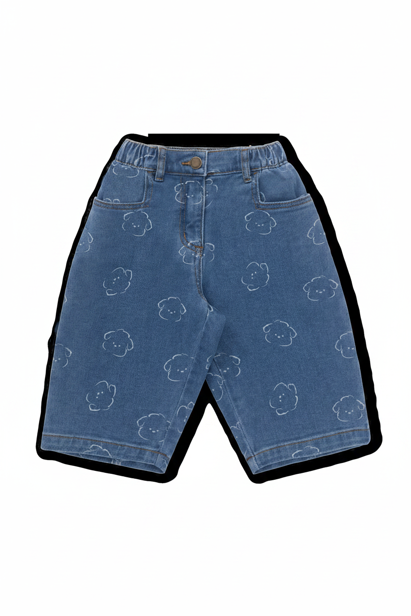 Cotton Baby Pants - Classic Denim