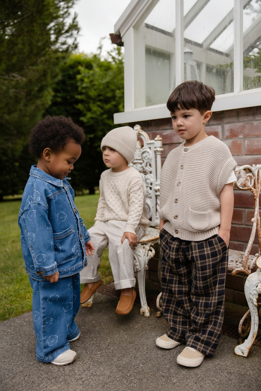 Cotton Baby Pants - Classic Denim - Kumfy Kids (5)