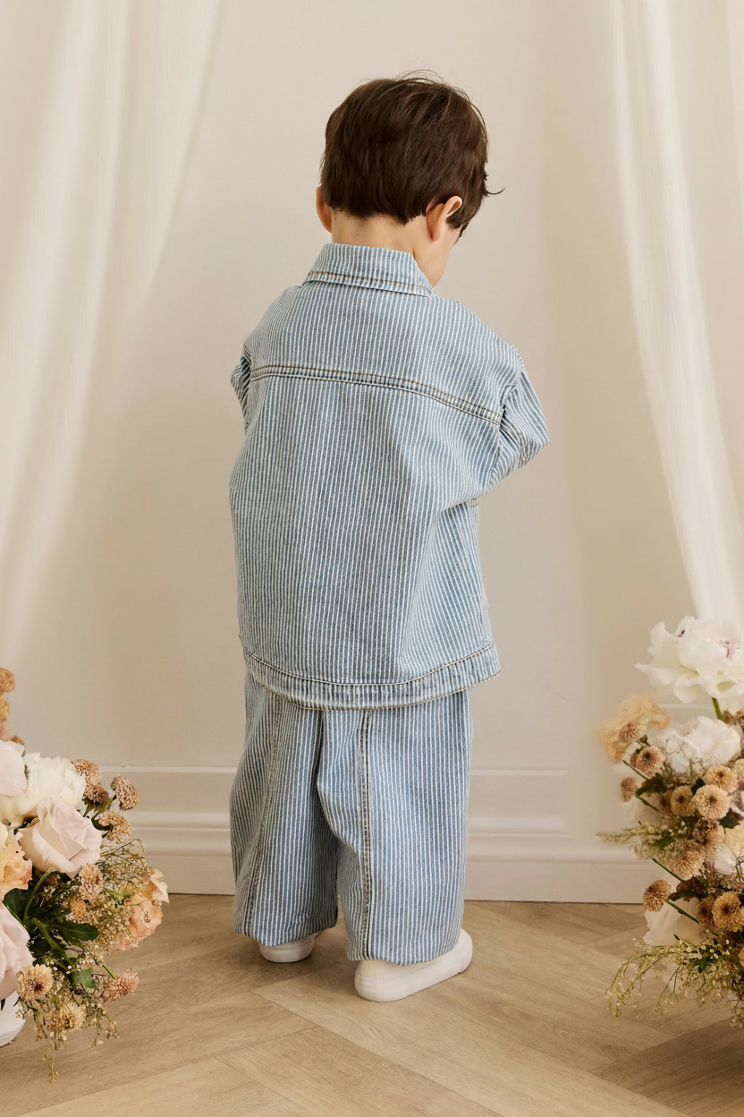 Cotton Baby Pants - Festive Stripe - Kumfy Kids (2)