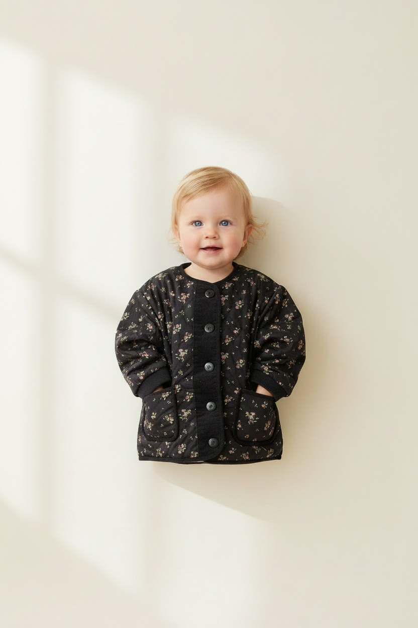 Cotton Baby Pants - Ebony Black - Kumfy Kids