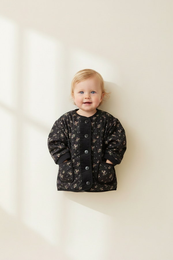 Cotton Baby Pants - Ebony Black