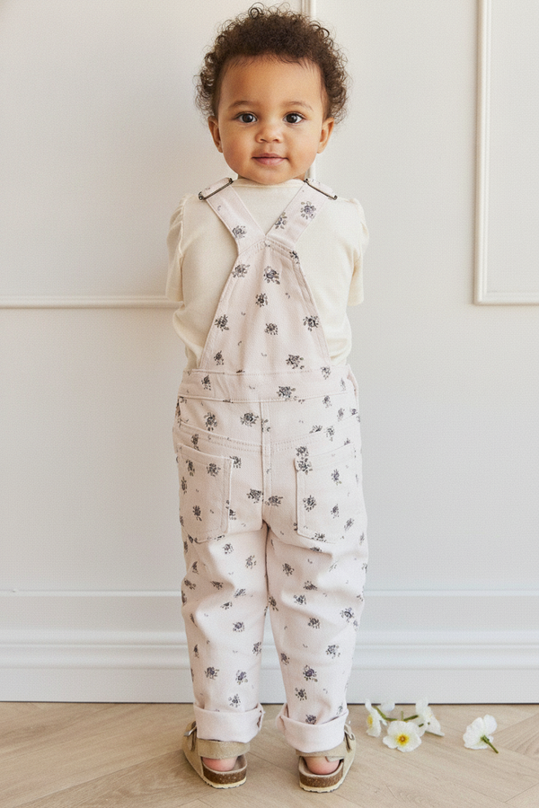 Cotton Baby Pants - Sheer Pink