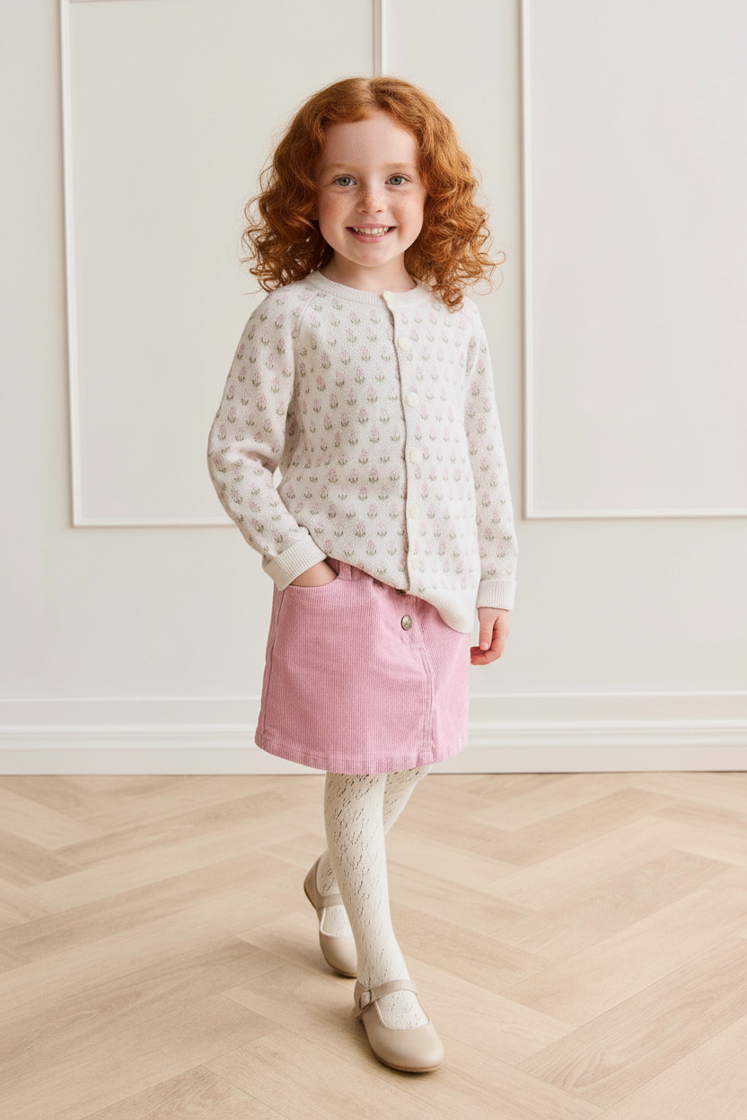 Cotton Baby Skirt - Dahlia Pink - Kumfy Kids