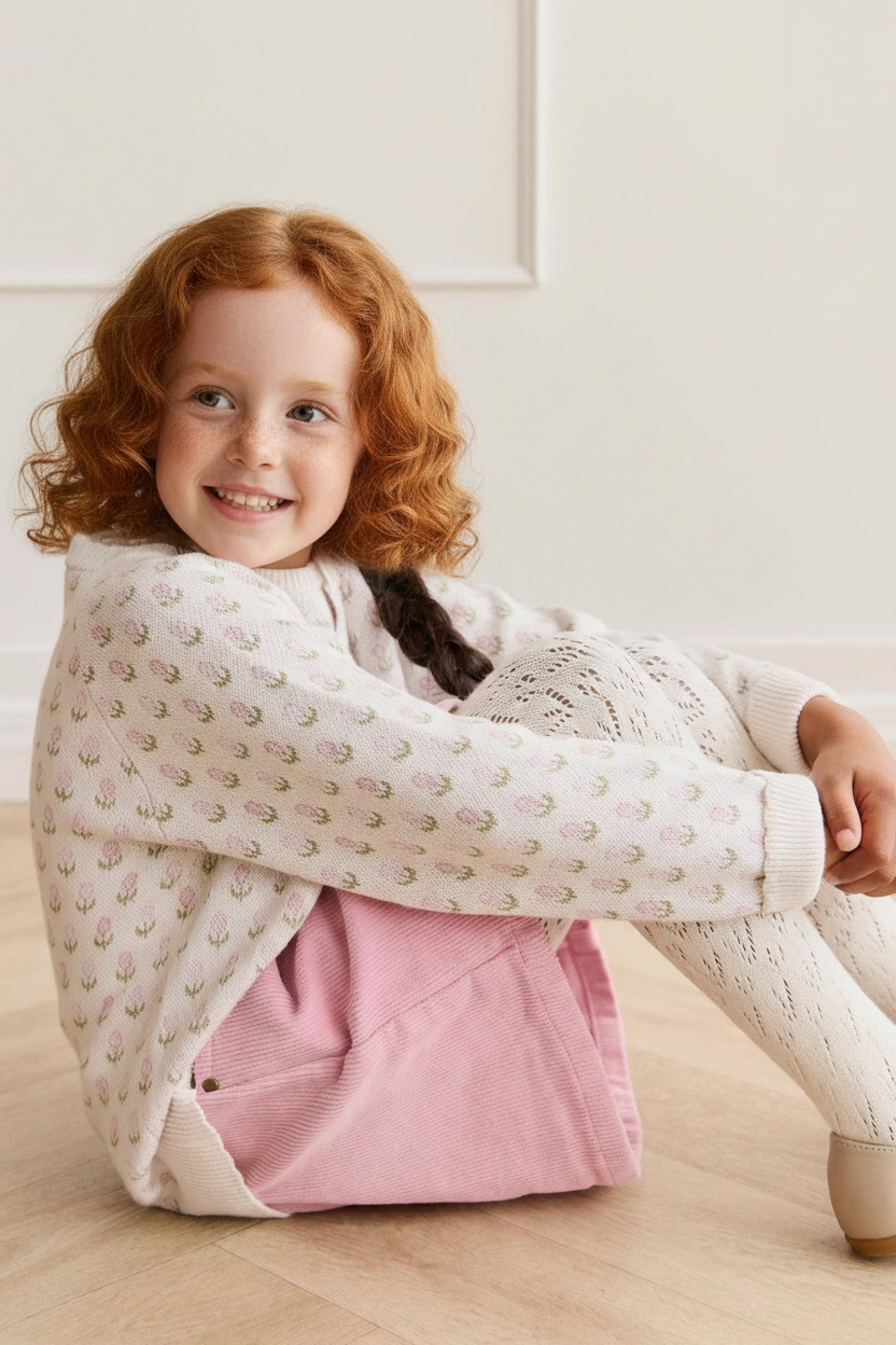 Cotton Baby Skirt - Dahlia Pink