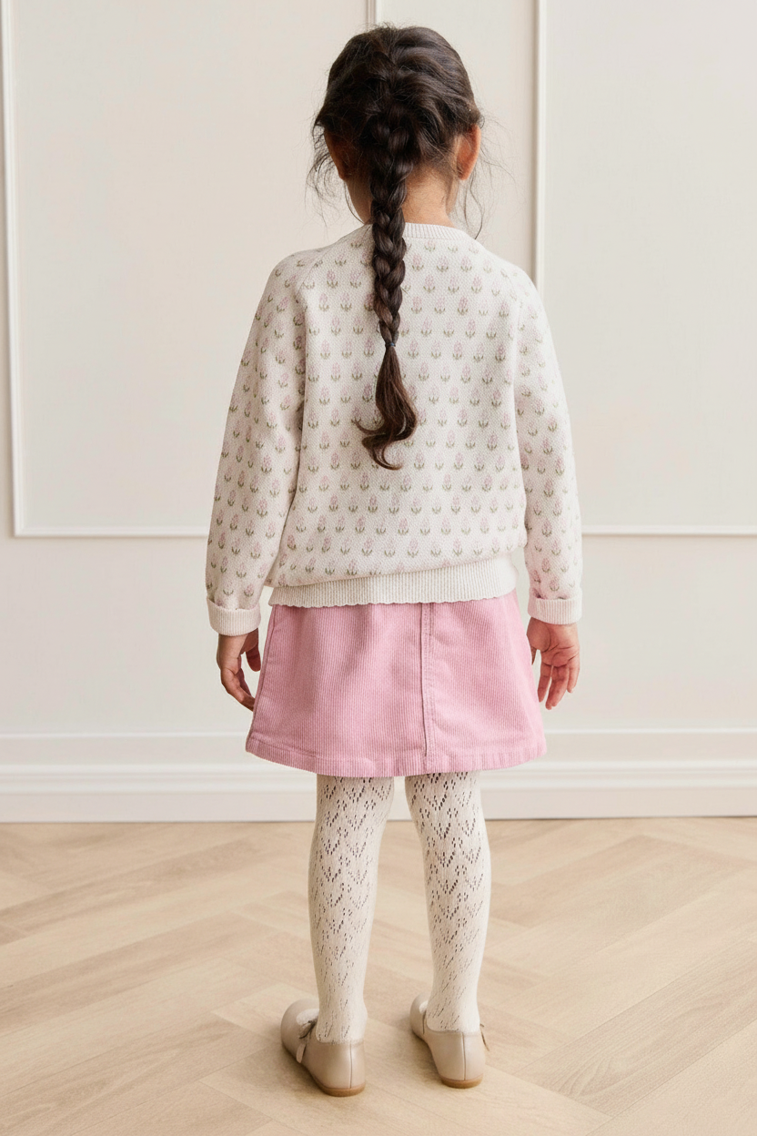 Cotton Baby Skirt - Dahlia Pink - Kumfy Kids (4)
