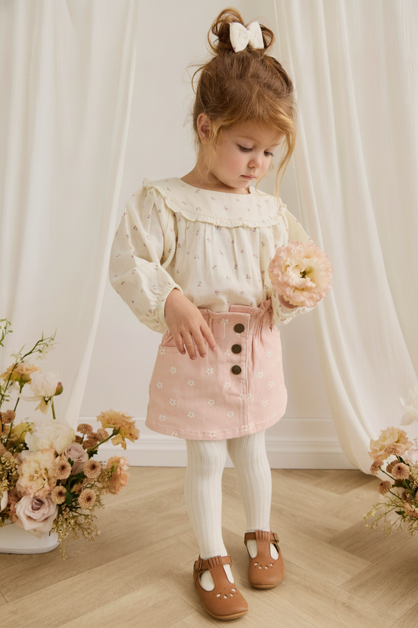 Cotton Baby Skirt - Floral Print