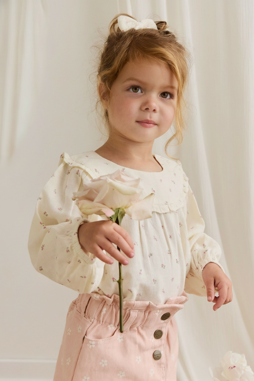 Cotton Baby Skirt - Floral Print - Kumfy Kids (3)