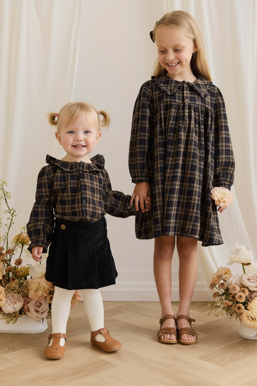 Cotton Baby Skirt - Ebony Black - Kumfy Kids (3)