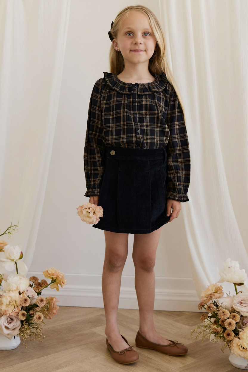 Cotton Baby Skirt - Ebony Black - Kumfy Kids (4)