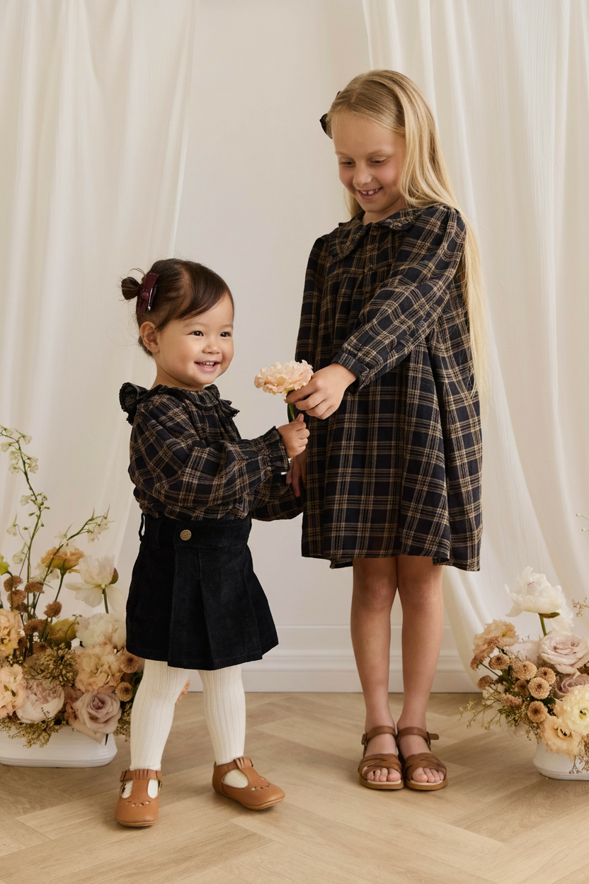 Cotton Baby Skirt - Ebony Black - Kumfy Kids (5)
