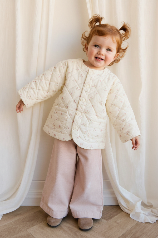 Cotton Baby Jacket - Cream