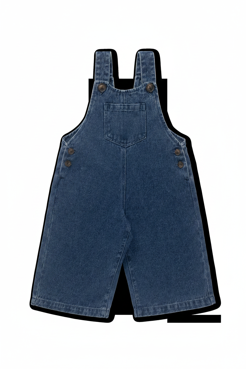 Cotton Baby Pants - Classic Denim - Kumfy Kids (2)