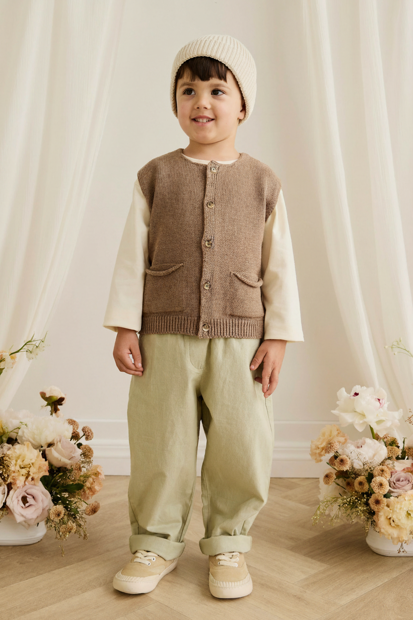 Cotton Baby Top - Tan - Kumfy Kids (3)
