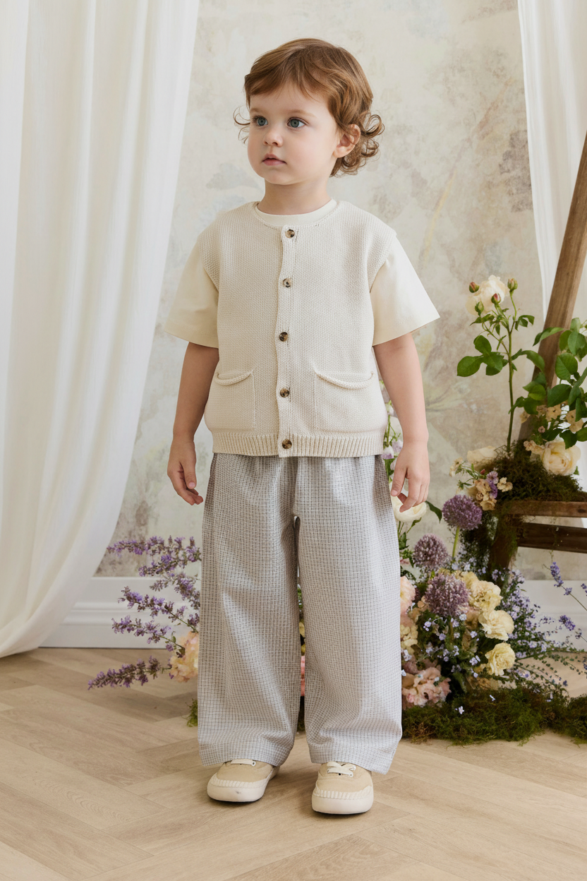 Cotton Baby Top - Vanilla Cream - Kumfy Kids (2)