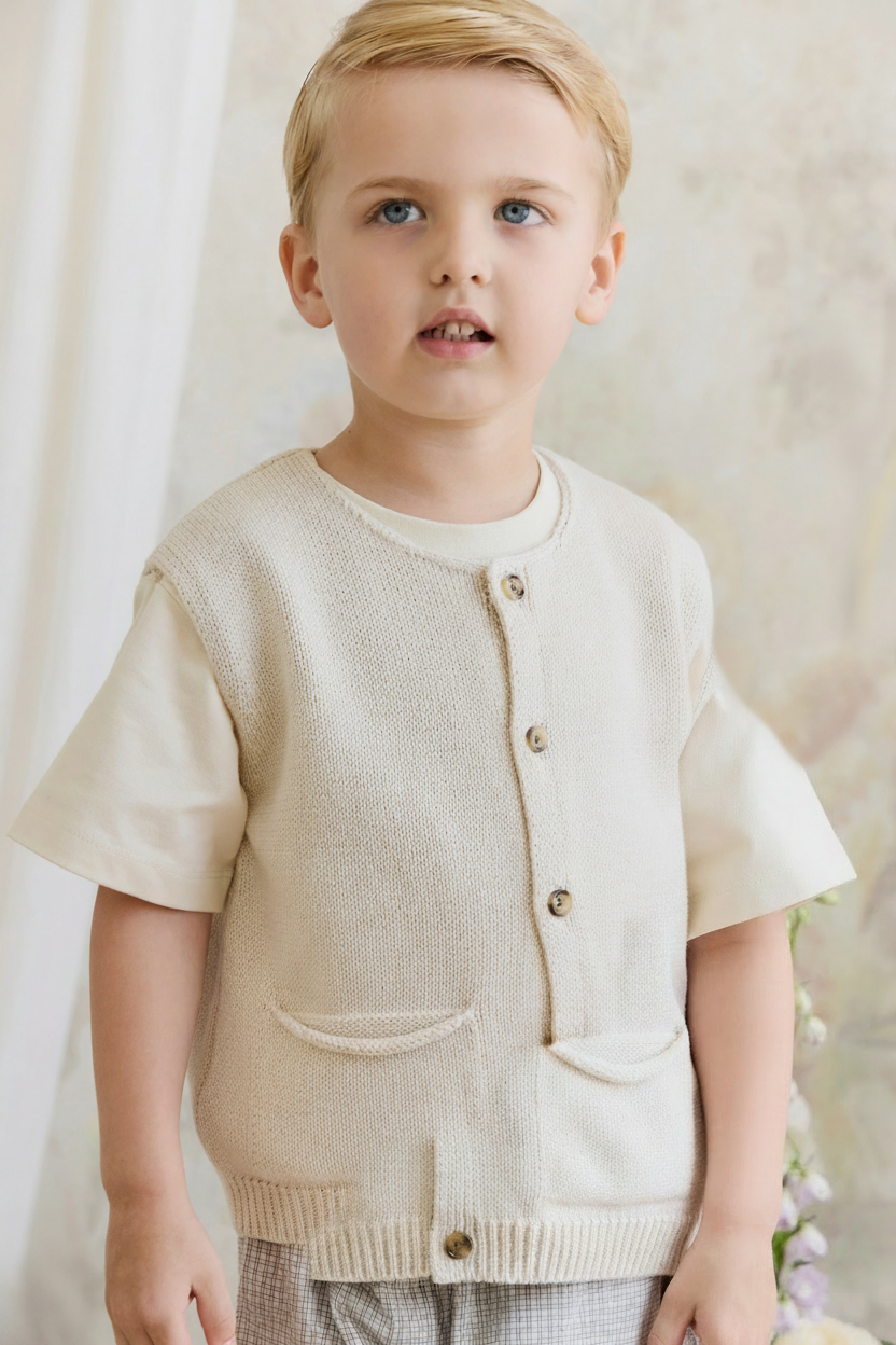 Cotton Baby Top - Vanilla Cream - Kumfy Kids (3)