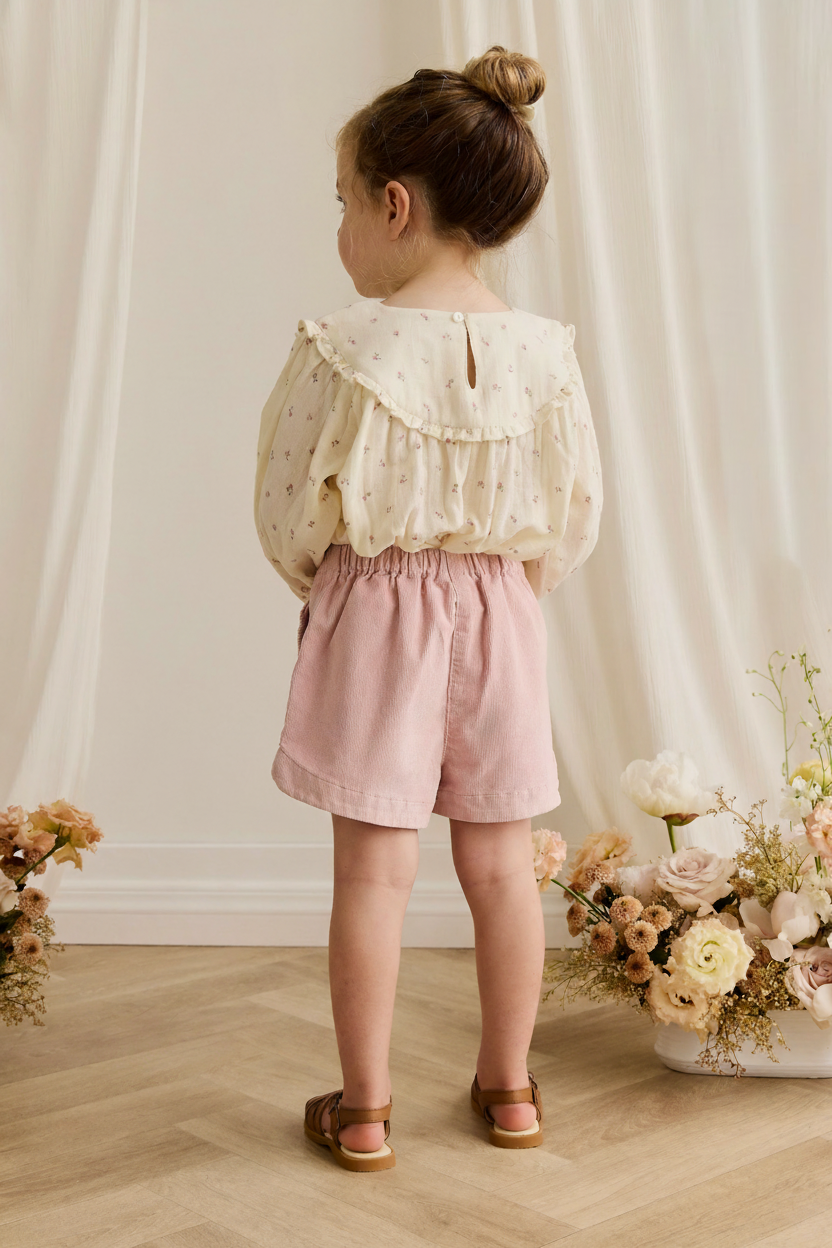 Cotton Baby Shorts - Floral Print - Kumfy Kids (4)