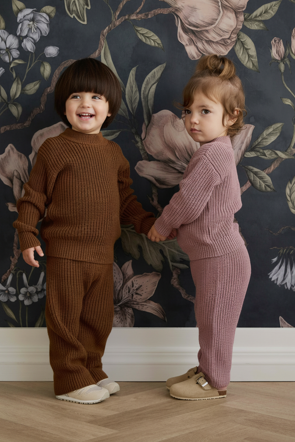 Cotton Baby Pants - Autumn Bronze