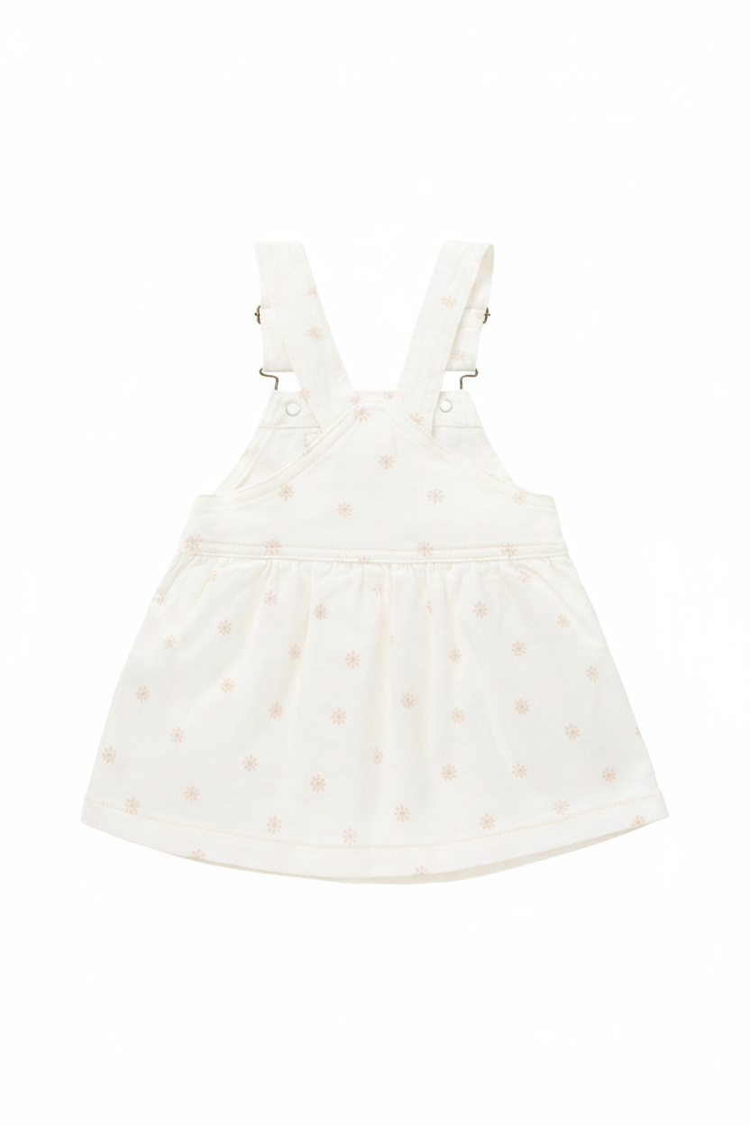 Cotton Baby Dress - Cream - Kumfy Kids (2)