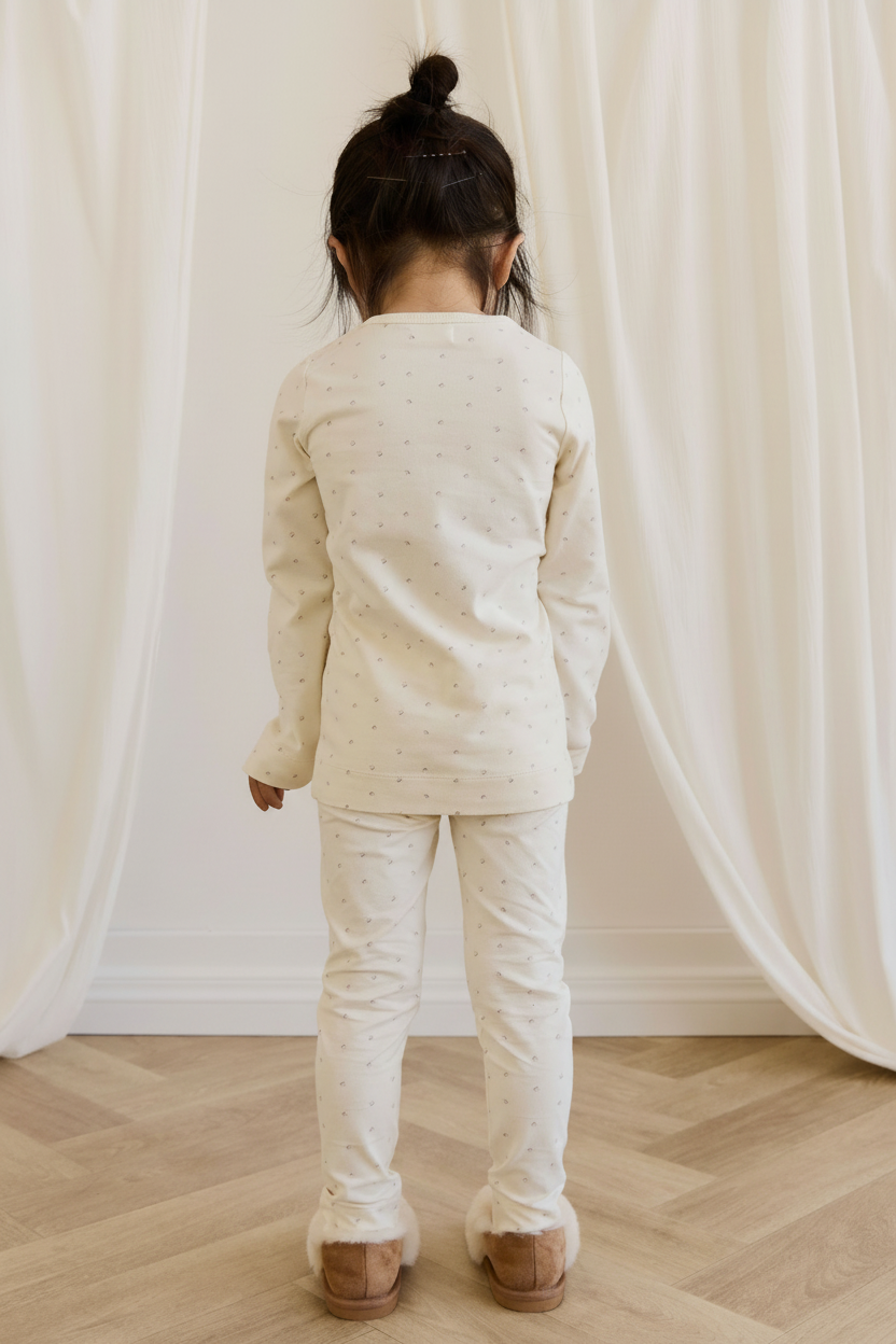 Organic Cotton Baby Pajama Set - Cherry Print